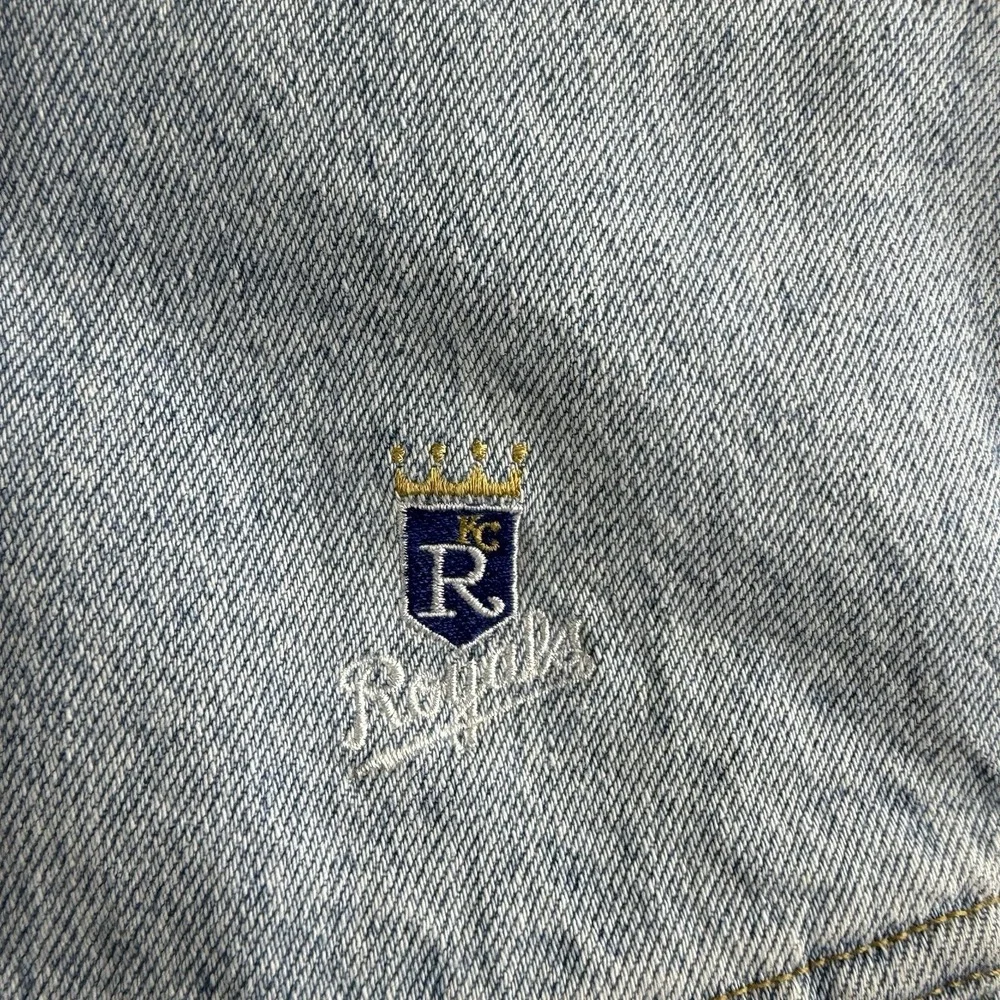 Vintage Kansas City Royals Lee Denim Jacket Size Medium Regular